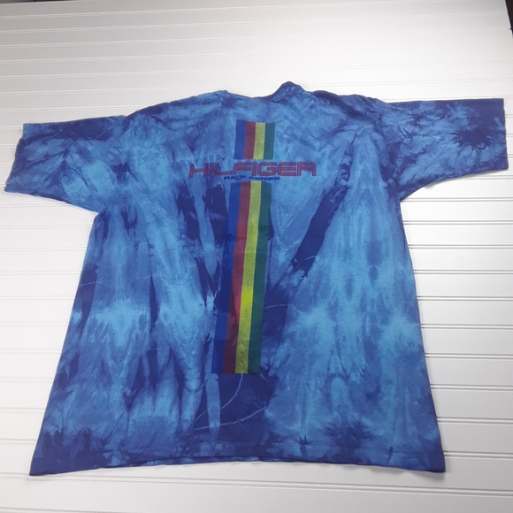 VINTAGE Tie Dye Tommy Hilfiger Cycling Cycle Gear - Picture 4 of 10